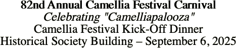 82nd Annual Camellia Festival Carnival