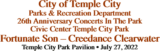 City of Temple City Parks &