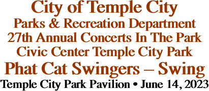 City of Temple City Parks &