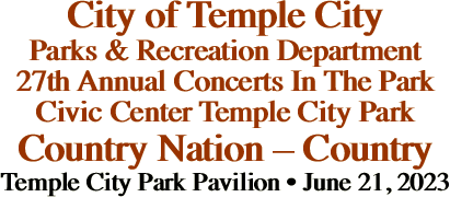 City of Temple City Parks &