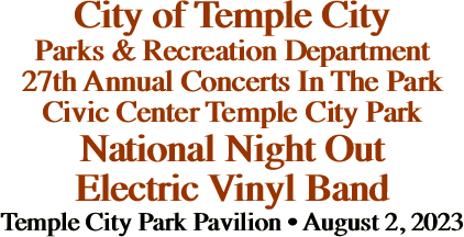 City of Temple City Parks &