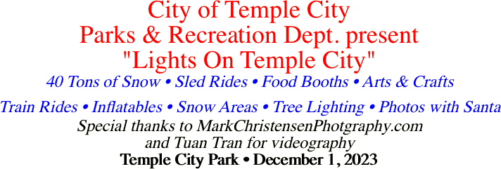 City of Temple City Parks &