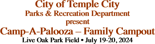 City of Temple City Parks &