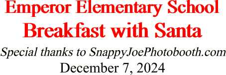 Emperor Elementary School Breakfast with Santa Special