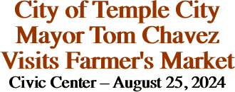 City of Temple City Mayor Tom