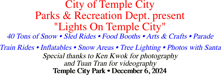 City of Temple City Parks &