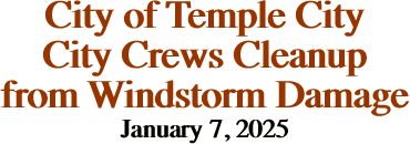 City of Temple City City Crews